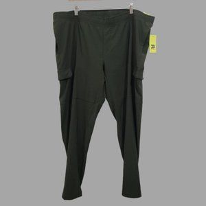 All in Motion Target Men's Olive Green Woven Cargo Jogger Pants Size XXL